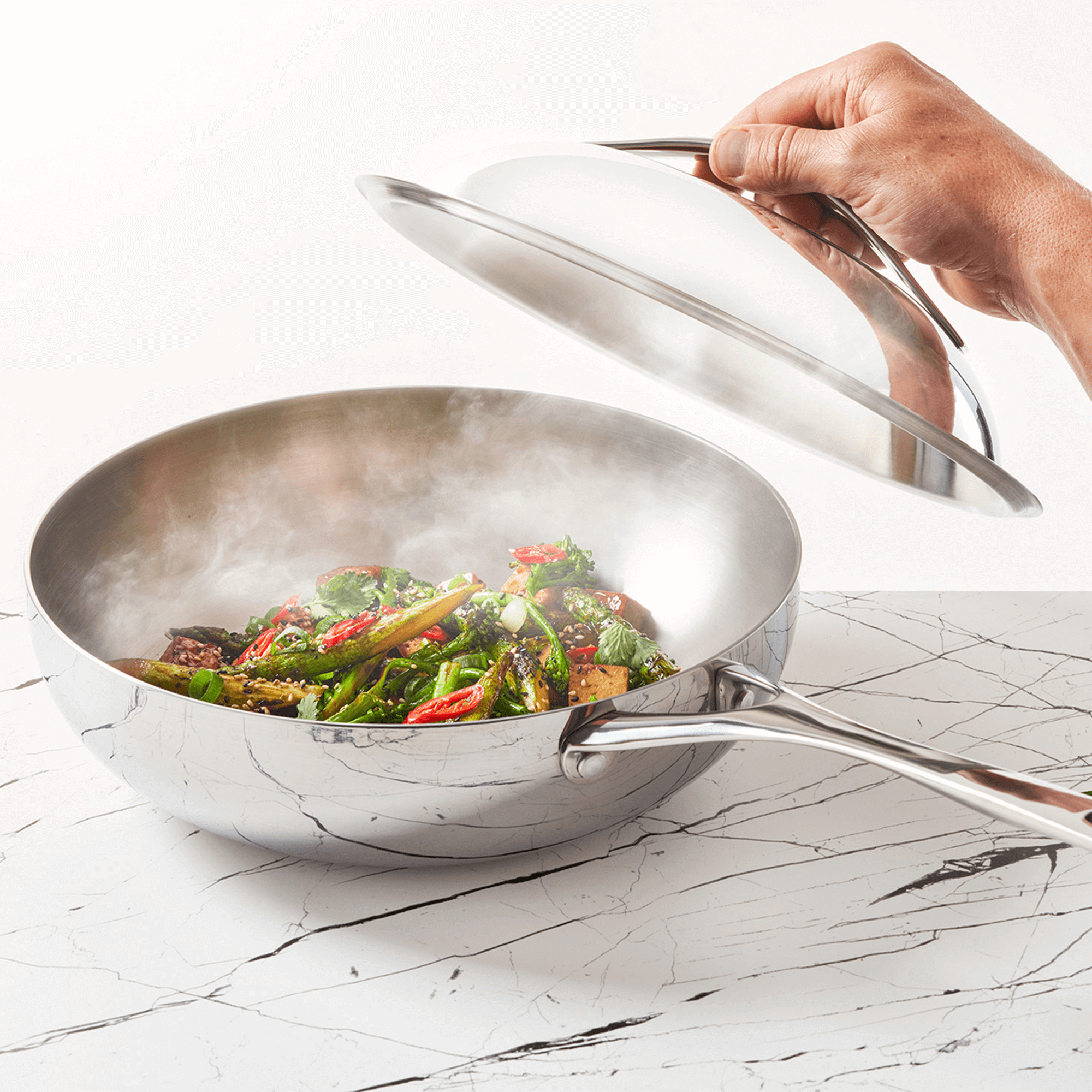 The Naked Titanium Wok pan - 5-ply - 28 cm / 11